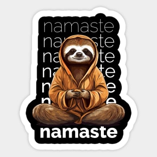 Namaste Yoga Sticker